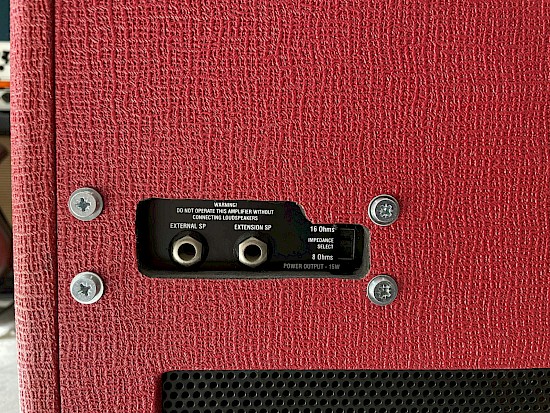 Vox AC15C1 Limited edition red