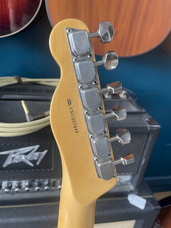 Fender Telecaster Custom de 2011 –  Naturel – Upgrade Lollar